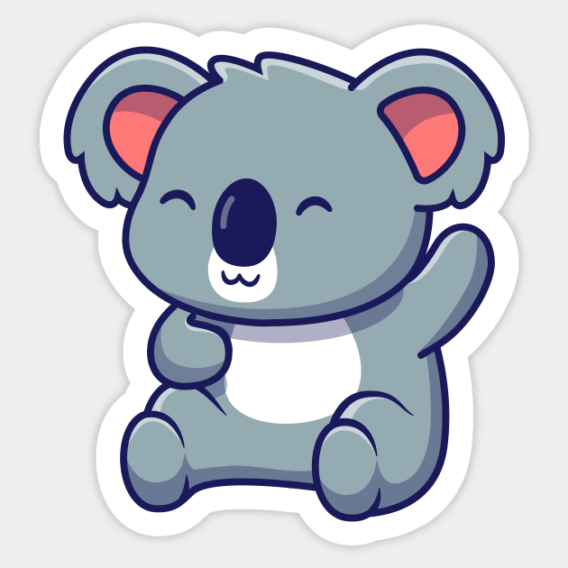 Cute koala sitting Sticker by Catalyst Labs